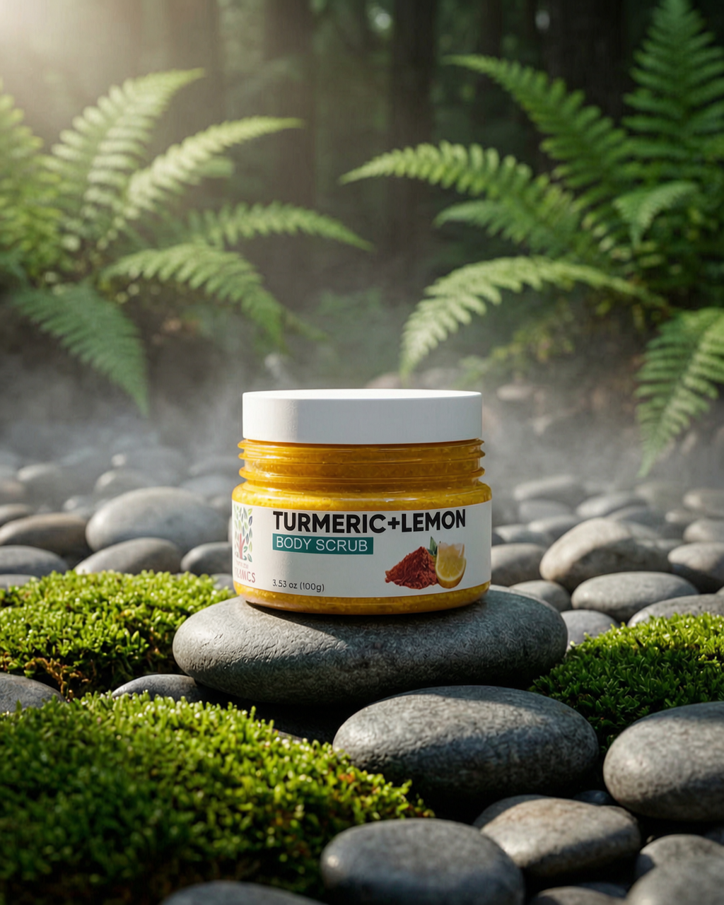 Turmeric Citrus Grove Body Scrub, In nature